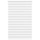 Vidaxl Zebra Rouleau aveugle 145x230 cm Largeur de tissu 140,9 cm Polyester blanc