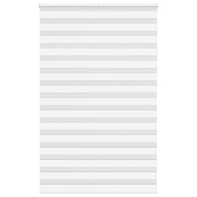 Vidaxl Zebra Rouleau aveugle 150x230 cm Largeur de tissu 145,9 cm Polyester blanc