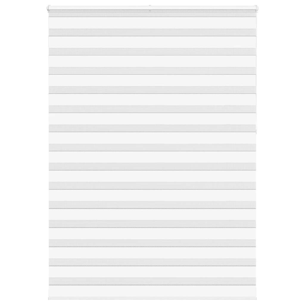Vidaxl Zebra Rouleau aveugle 155x230 cm Largeur de tissu 150,9 cm Polyester blanc