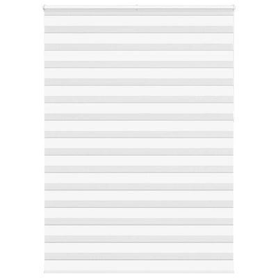 Vidaxl Zebra Rouleau aveugle 155x230 cm Largeur de tissu 150,9 cm Polyester blanc