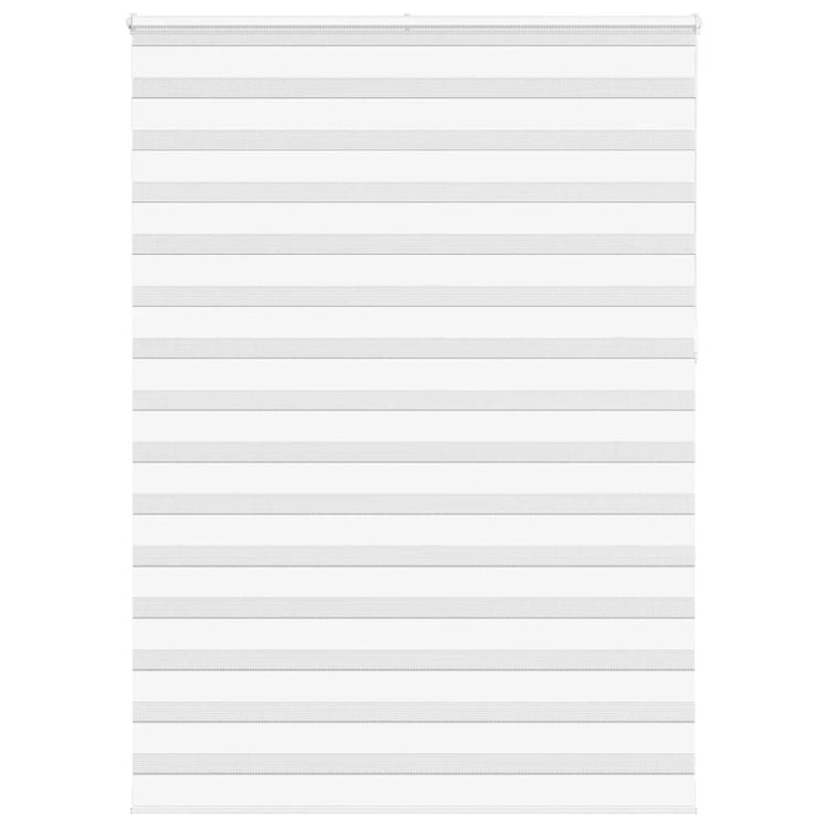 Vidaxl Zebra Rouleau aveugle 160x230 cm Largeur de tissu 155,9 cm Polyester blanc