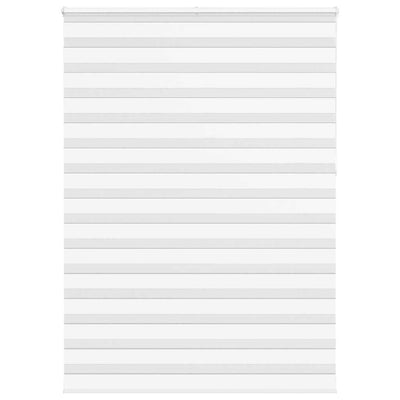 Vidaxl Zebra Rouleau aveugle 165x230 cm Largeur de tissu 160,9 cm Polyester blanc