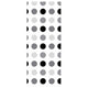 Store enrouleur de douche Vidaxx 110x240 cm, largeur du tissu 106 cm