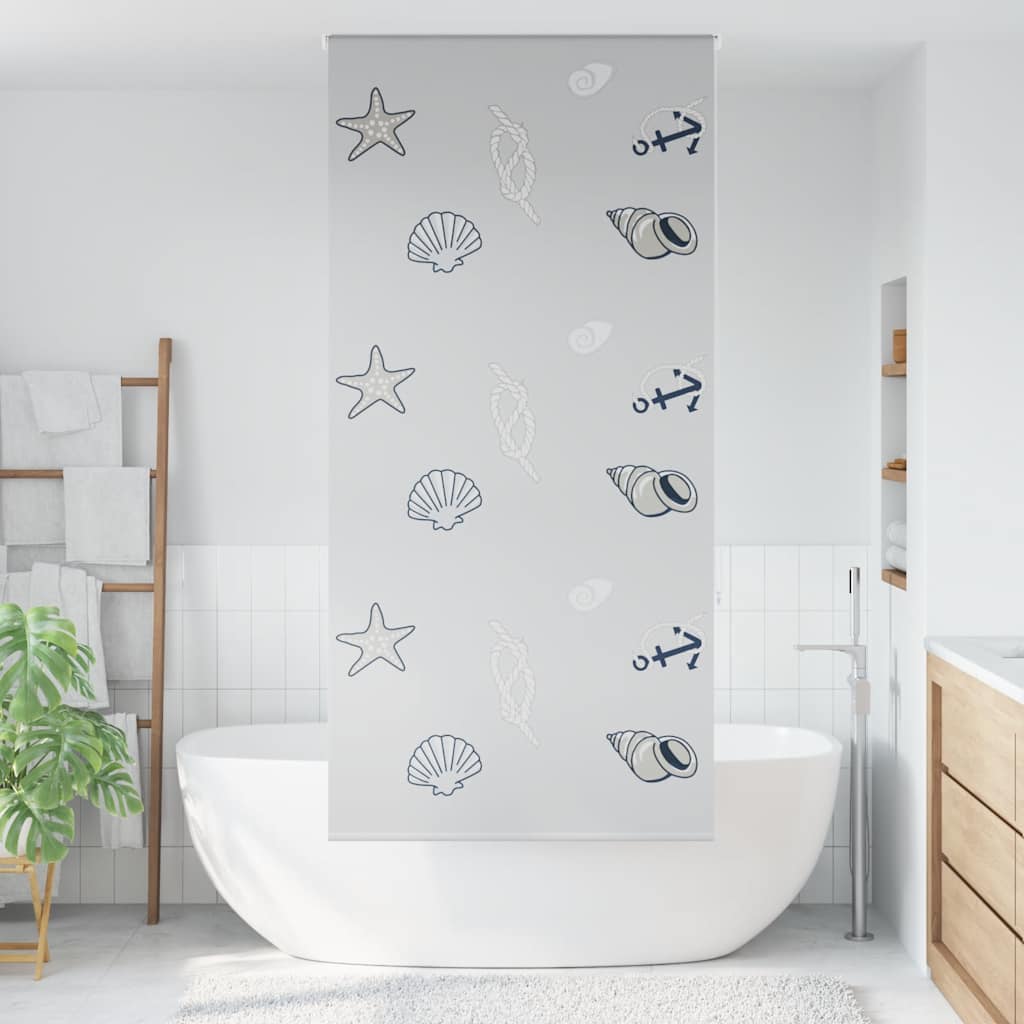 Store enrouleur de douche Vidaxx 110x240 cm, largeur du tissu 106 cm