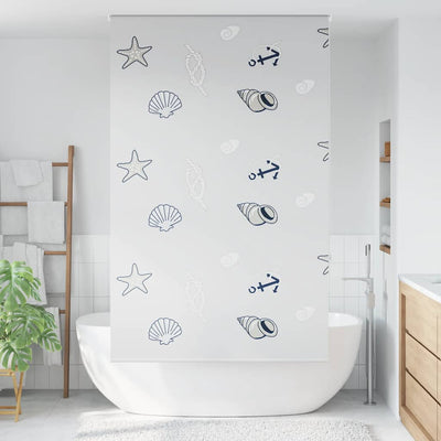 Store enrouleur de douche Vidaxx 130x240 cm, largeur du tissu 126 cm