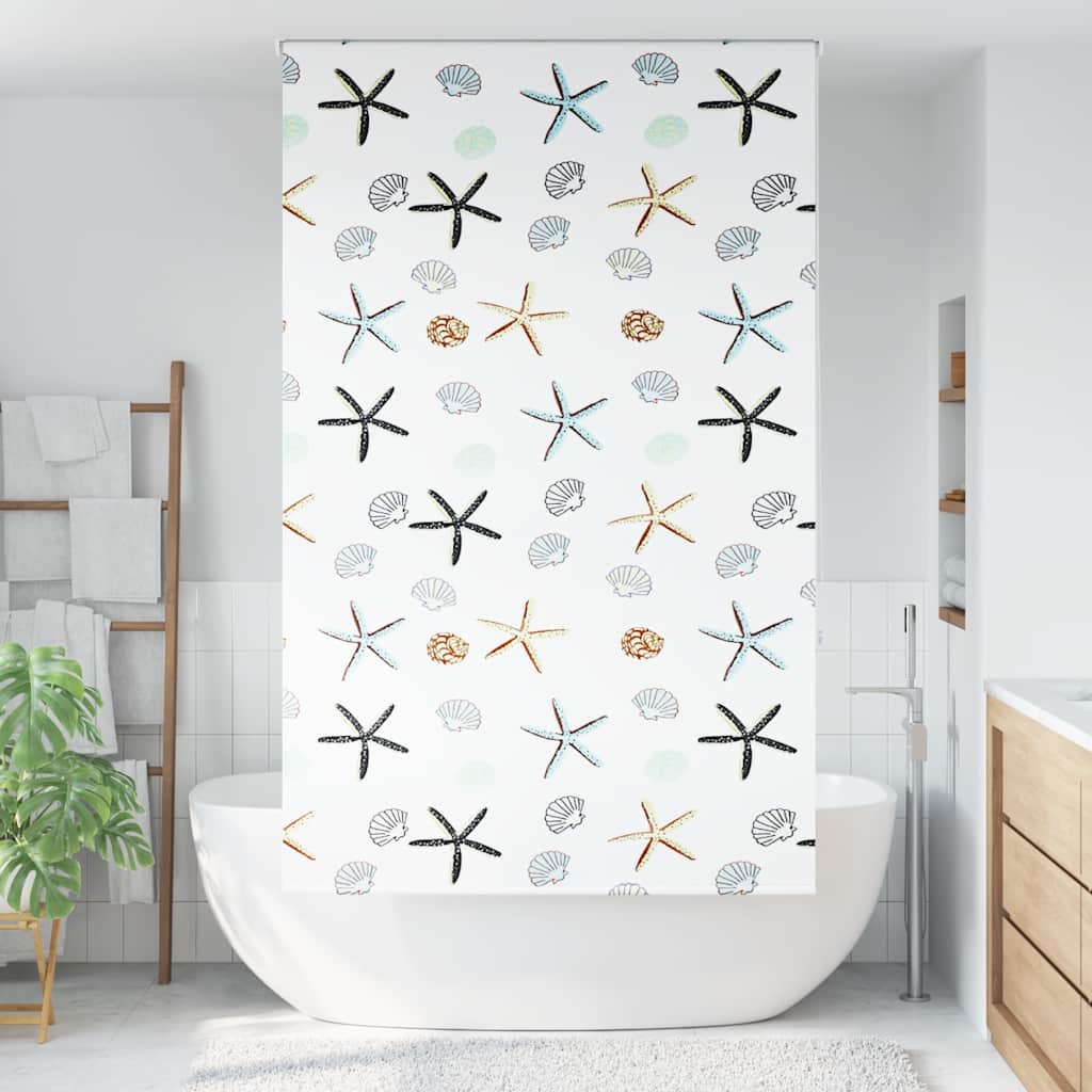 Store enrouleur de douche Vidaxx 130x240 cm, largeur du tissu 126 cm