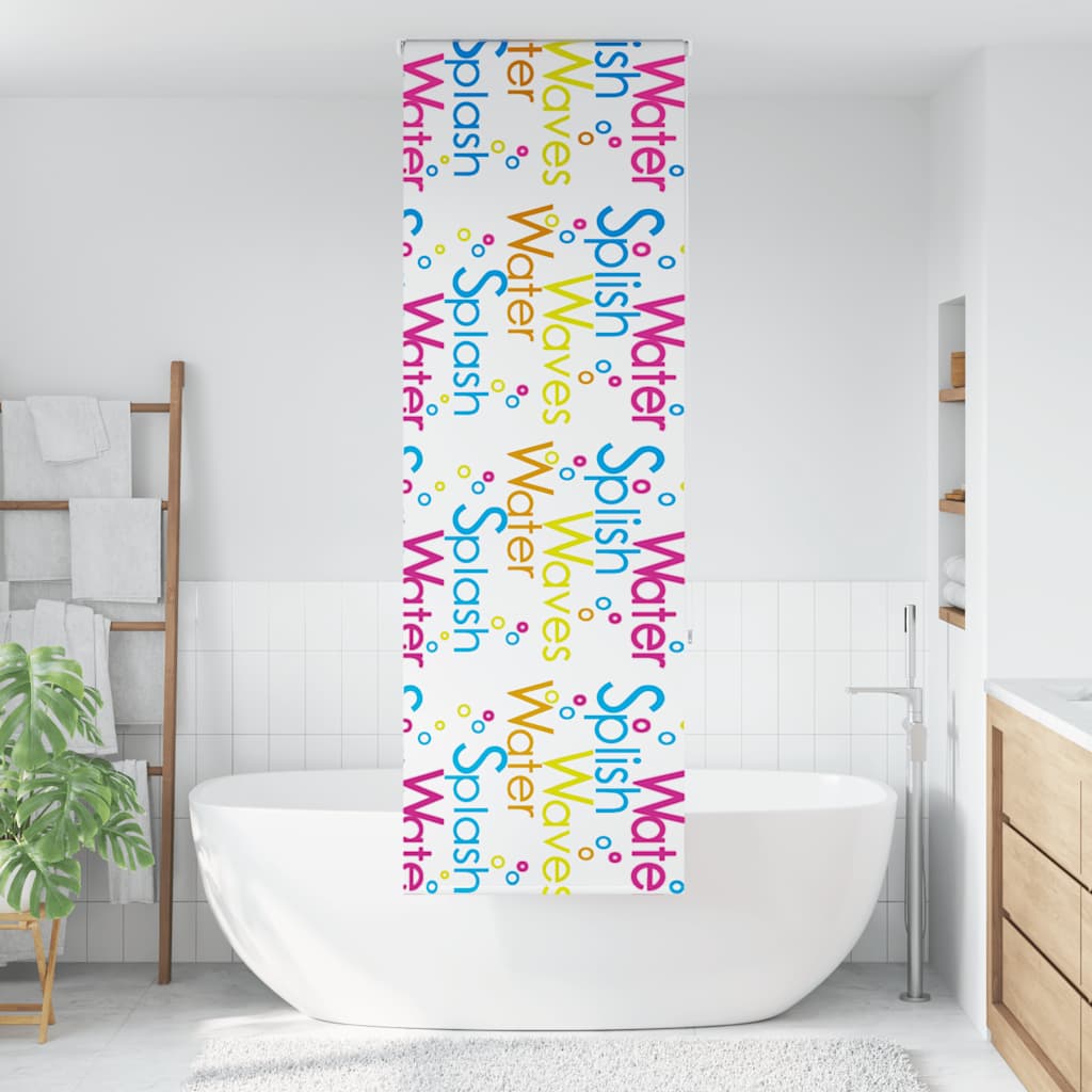Store enrouleur de douche Vidaxx 60x240 cm, largeur du tissu 56 cm