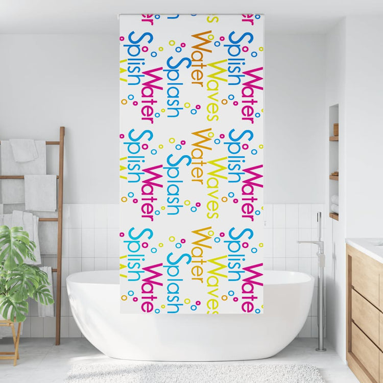 Store enrouleur de douche Vidaxx 110x240 cm, largeur du tissu 106 cm