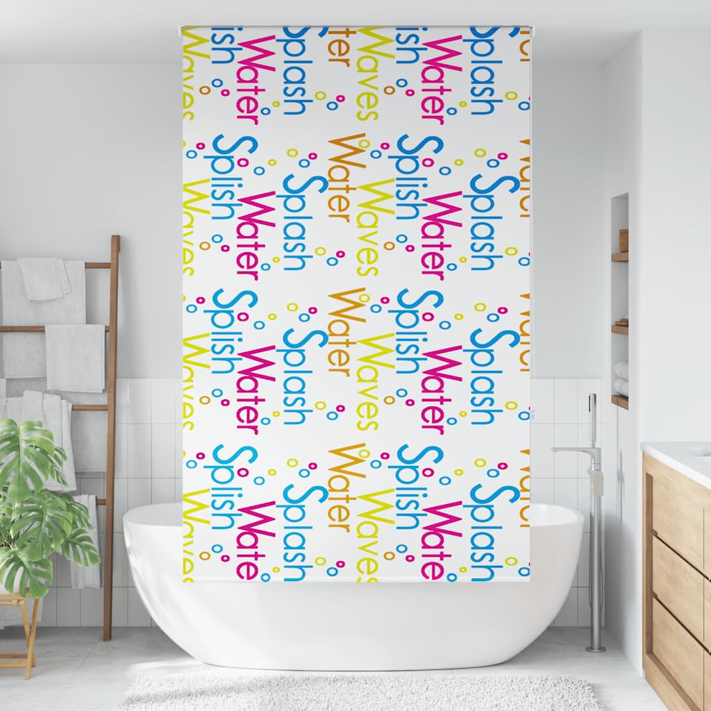 Store enrouleur de douche Vidaxx 120x240 cm, largeur du tissu 116 cm
