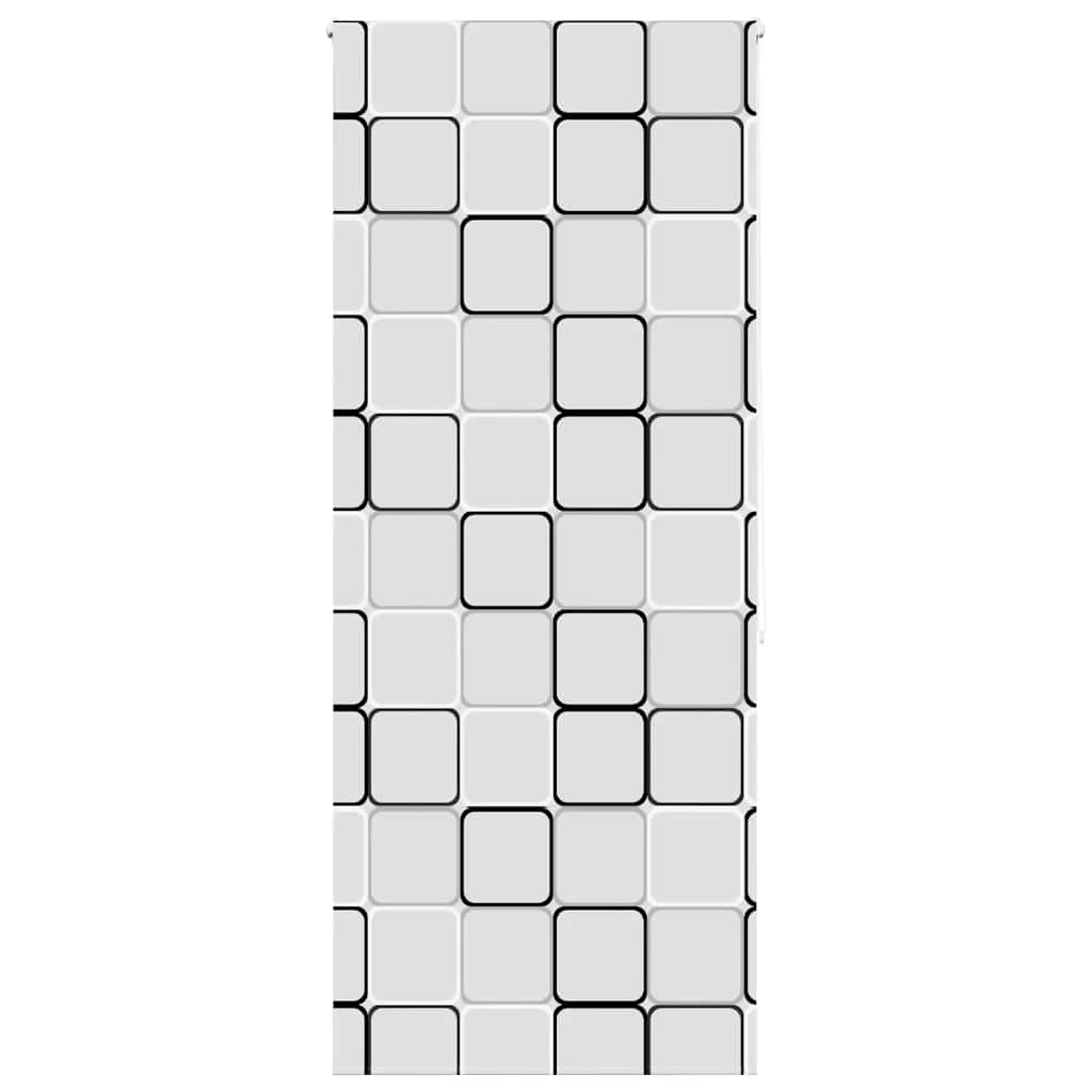 Vidaxl rideau à rouleau de douche 90x240 cm Largeur de poussière 86 cm