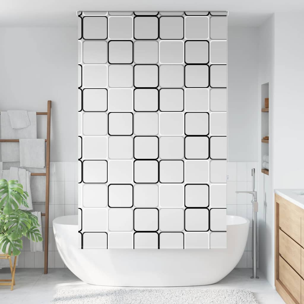 Vidaxl Shower Roller Curtain 140x240 cm Largeur de poussière 136 cm