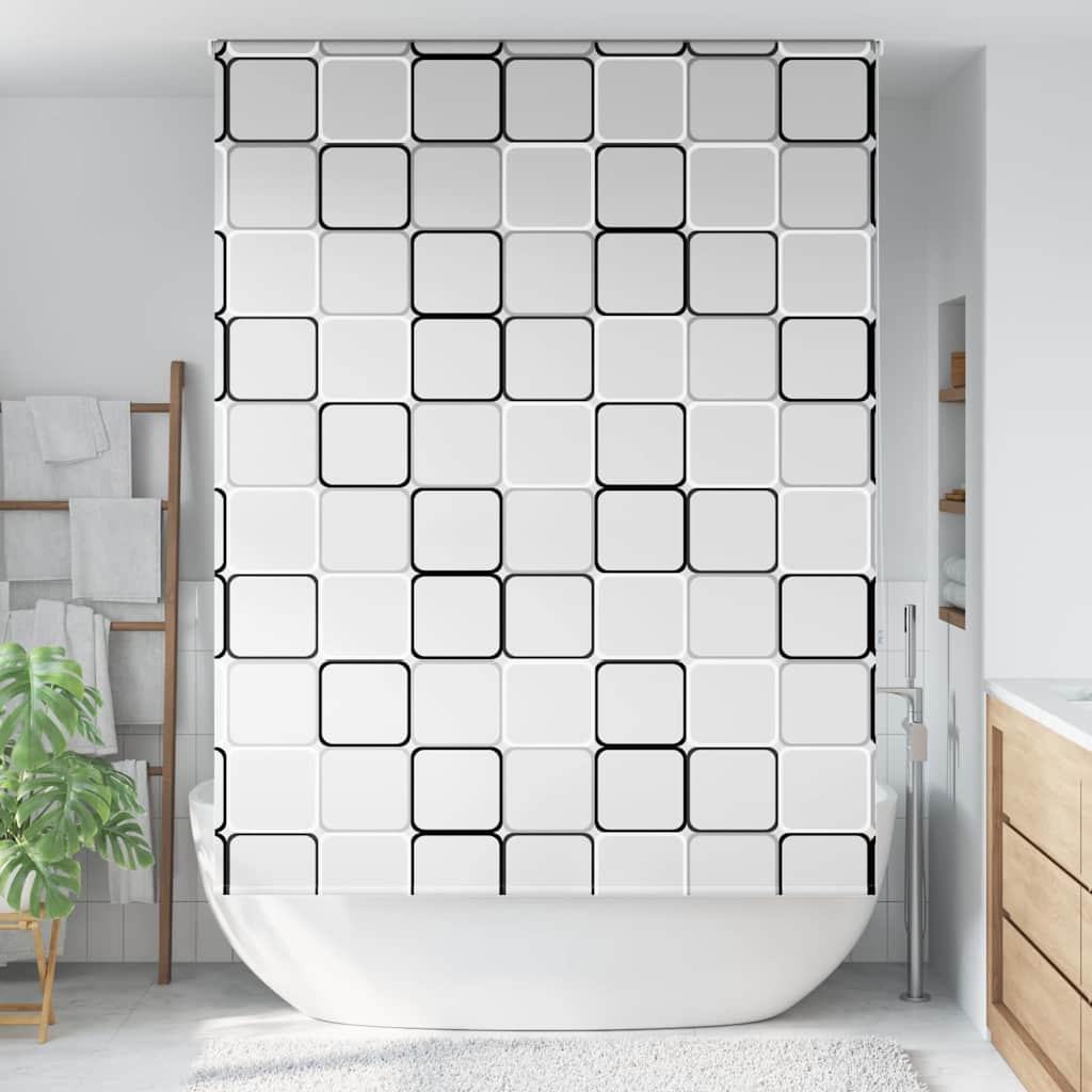 Vidaxl Shower Roller Curtain 160x240 cm Largeur de tissu 156 cm