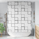 Vidaxl Shower Roller Curtain 160x240 cm Largeur de tissu 156 cm