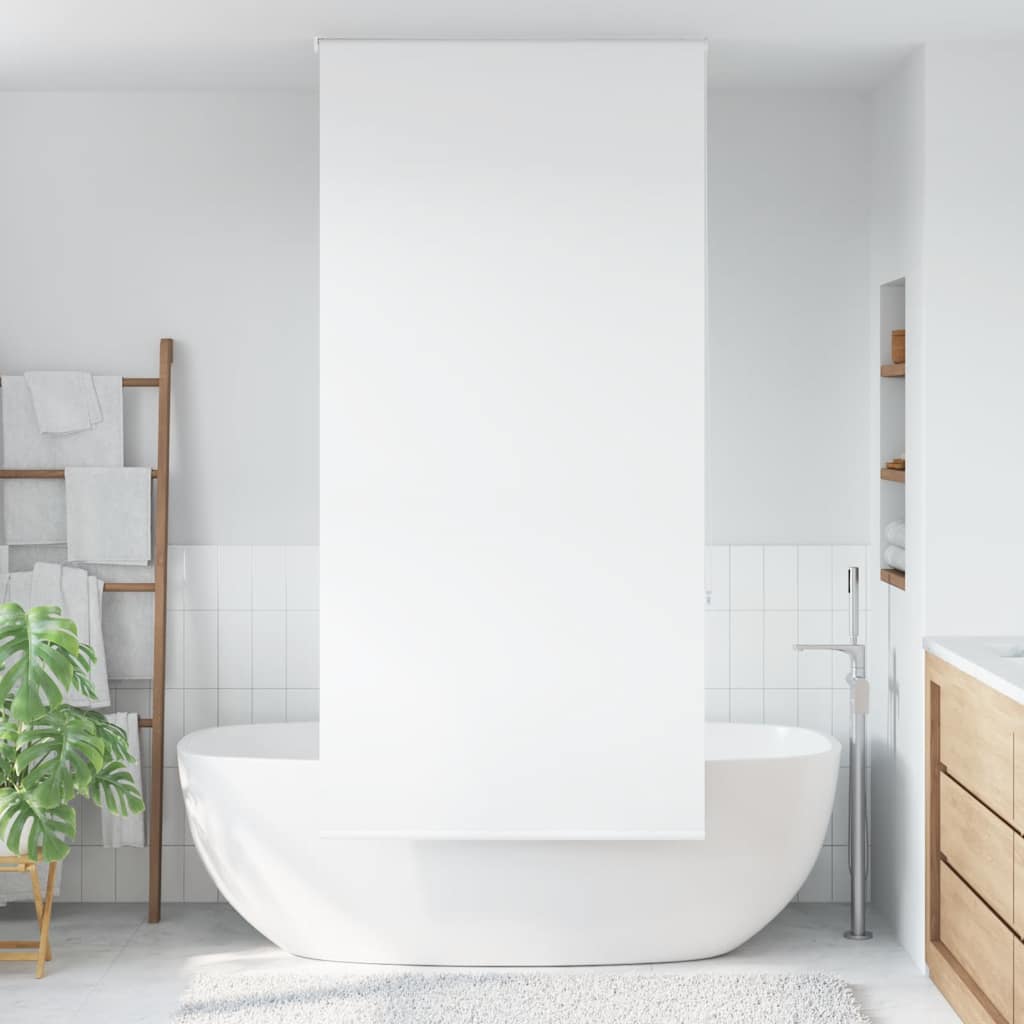 Rideau à rouleau de douche vidaxl 110x240 cm Largeur de poussière 106 cm