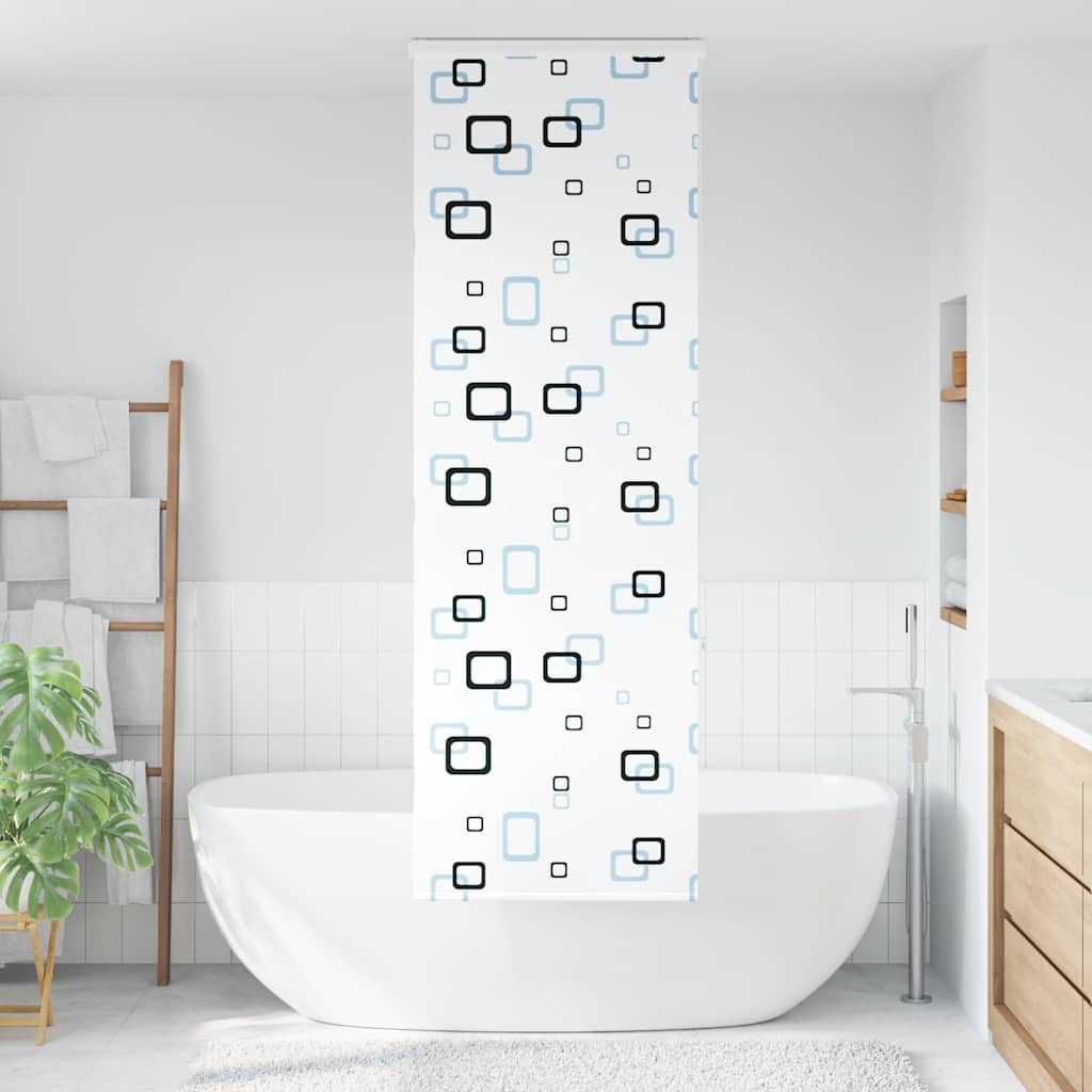 Store enrouleur de douche Vidaxx avec cassette 60x240 cm, largeur du tissu 56 cm