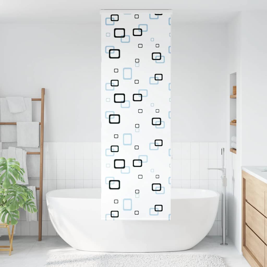 Store enrouleur de douche Vidaxx avec cassette 80x240 cm, largeur du tissu 76 cm