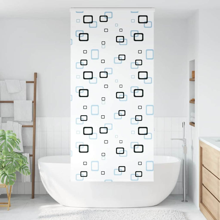 Store enrouleur de douche Vidaxx avec cassette 110x240 cm, largeur du tissu 106 cm