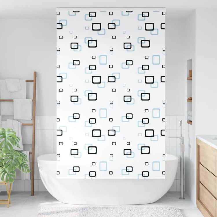 Store enrouleur de douche Vidaxx avec cassette 120x240 cm, largeur du tissu 116 cm
