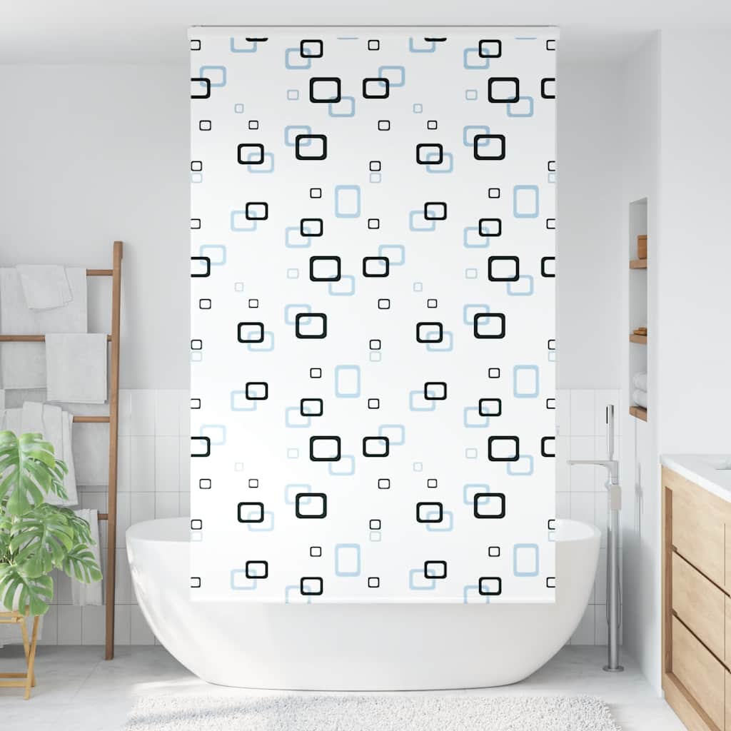 Store enrouleur de douche Vidaxx avec cassette 130x240 cm, largeur du tissu 126 cm