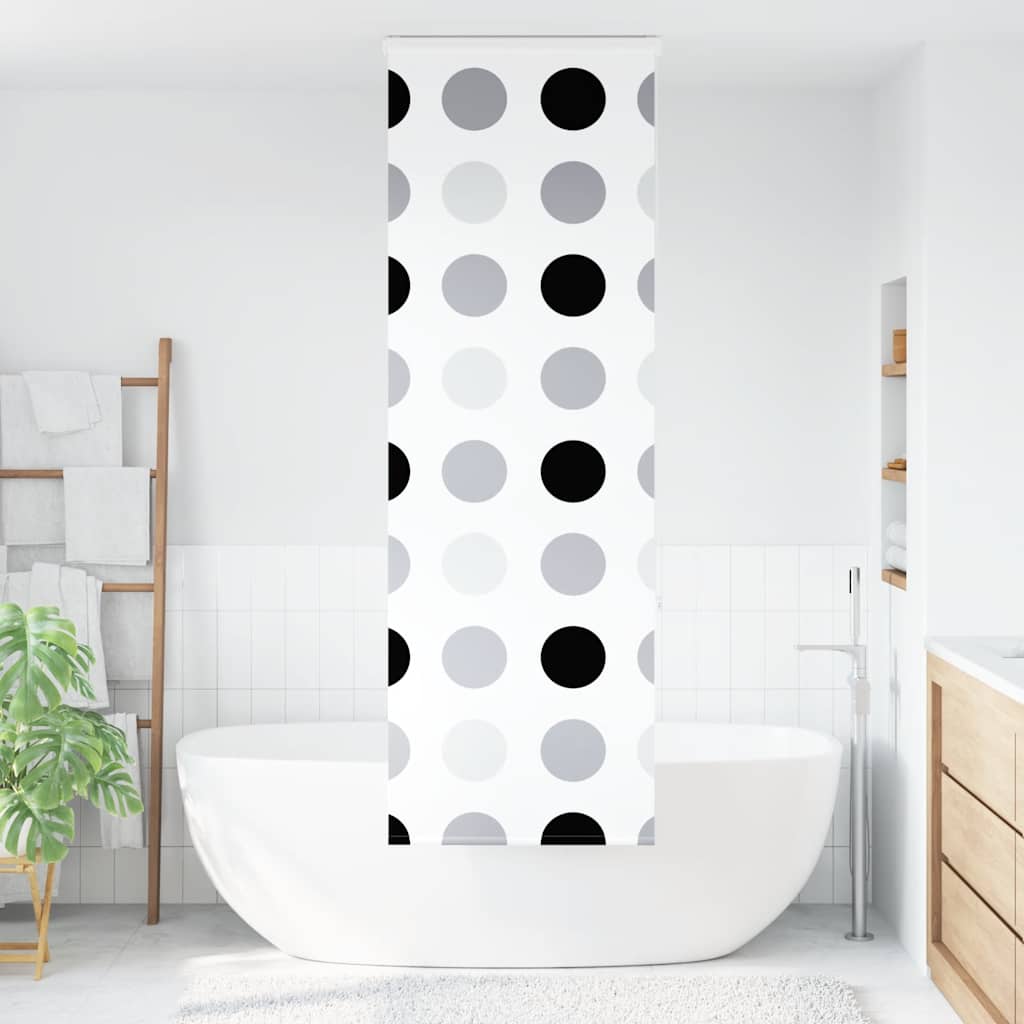 Store enrouleur de douche Vidaxx avec cassette 70x240 cm, largeur du tissu 66 cm