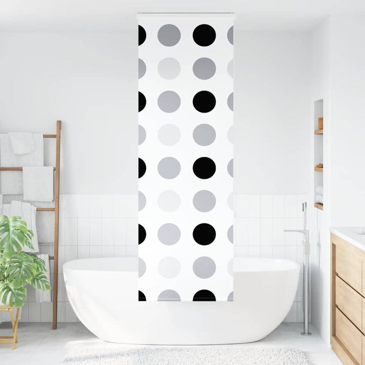 Store enrouleur de douche Vidaxx avec cassette 70x240 cm, largeur du tissu 66 cm