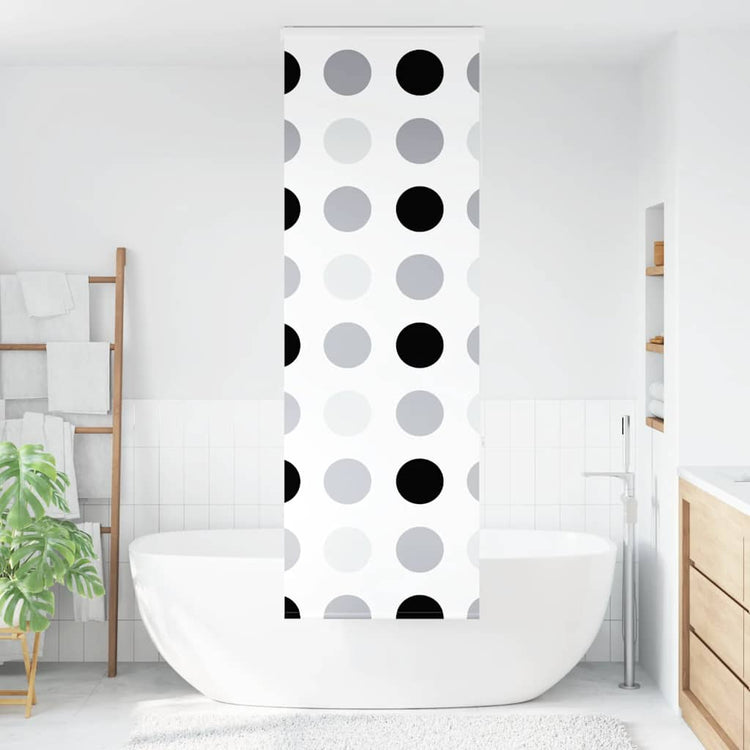 Store enrouleur de douche Vidaxx avec cassette 80x240 cm, largeur du tissu 76 cm