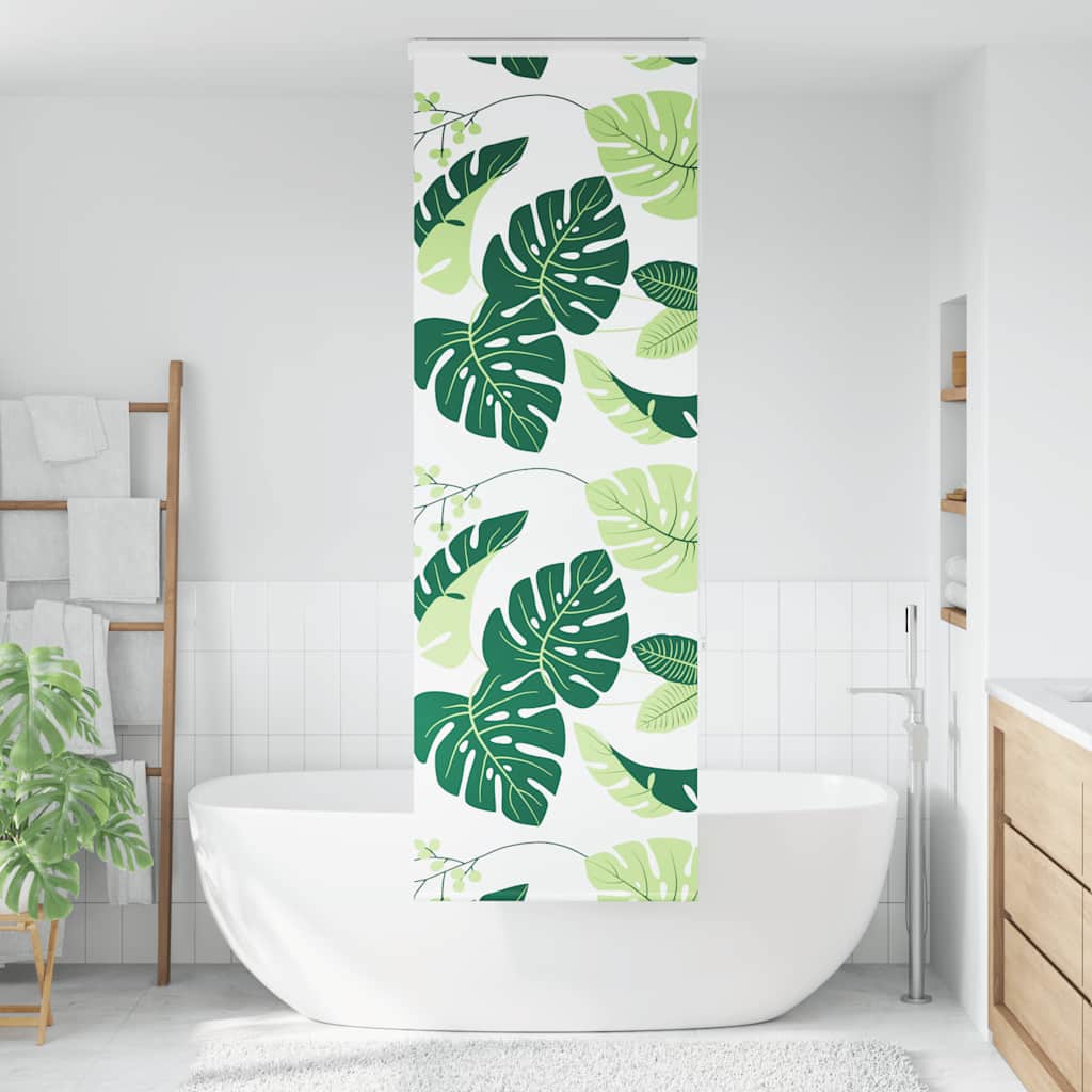 Store enrouleur de douche Vidaxx avec cassette 80x240 cm, largeur du tissu 76 cm