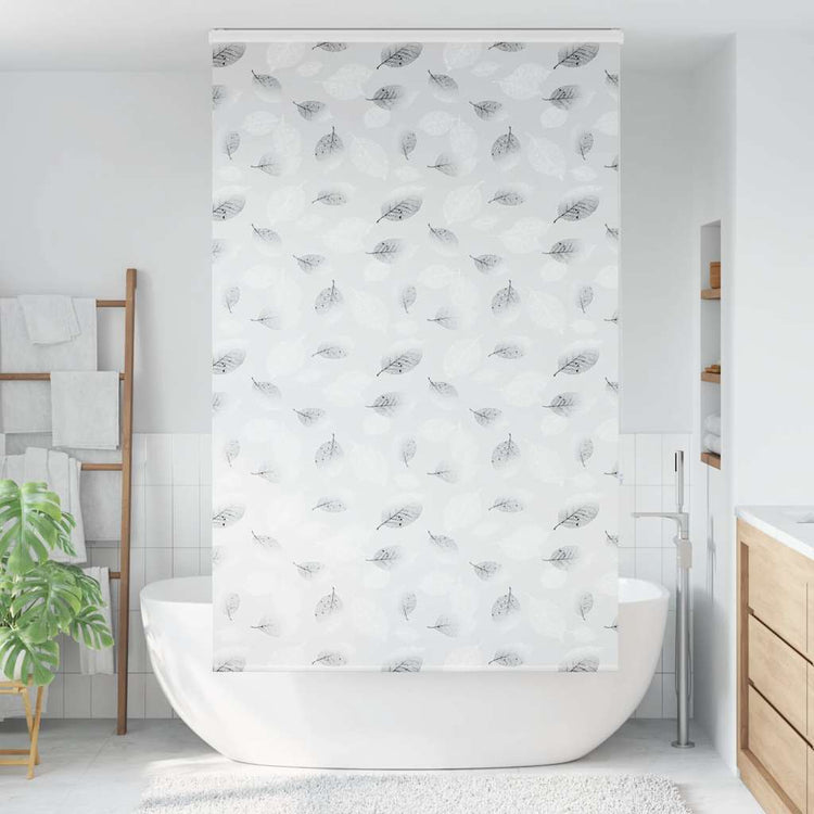 Store enrouleur de douche Vidaxx avec cassette 120x240 cm, largeur du tissu 116 cm