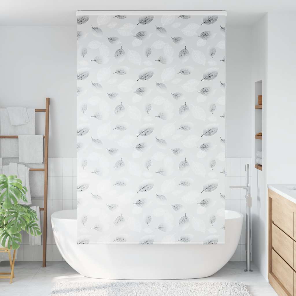 Store enrouleur de douche Vidaxx avec cassette 130x240 cm, largeur du tissu 126 cm