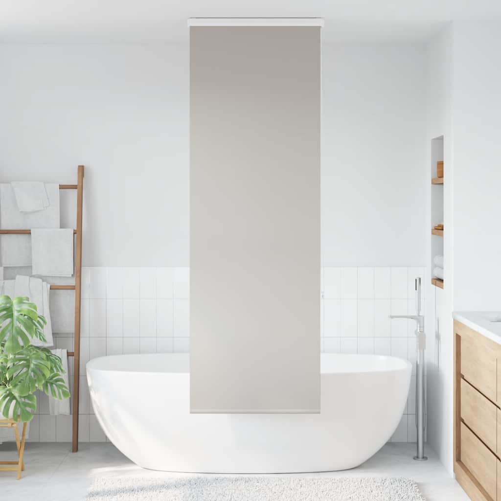 Store enrouleur de douche Vidaxx avec cassette 70x240 cm, largeur du tissu 66 cm