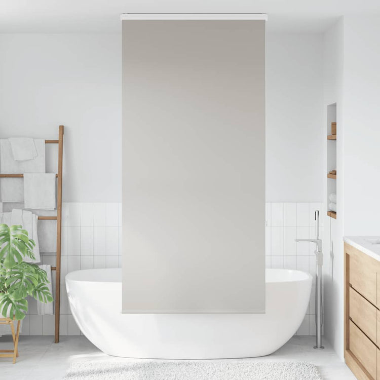 Store enrouleur de douche Vidaxx avec cassette 100x240 cm, largeur du tissu 96 cm