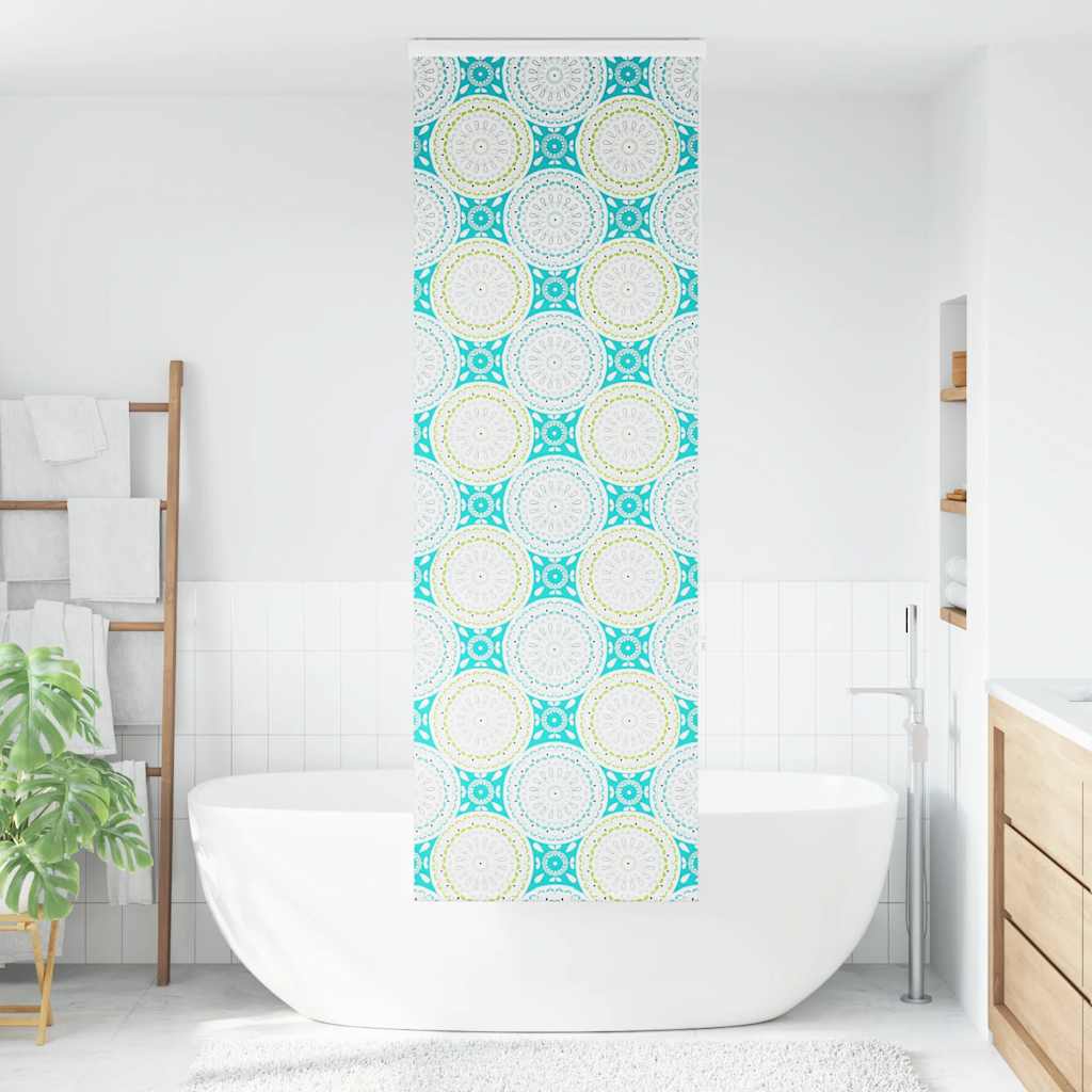 Store enrouleur de douche Vidaxx avec cassette 60x240 cm, largeur du tissu 56 cm