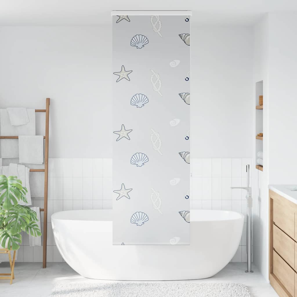 Store enrouleur de douche Vidaxx avec cassette 60x240 cm, largeur du tissu 56 cm