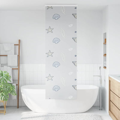 Store enrouleur de douche Vidaxx avec cassette 60x240 cm, largeur du tissu 56 cm