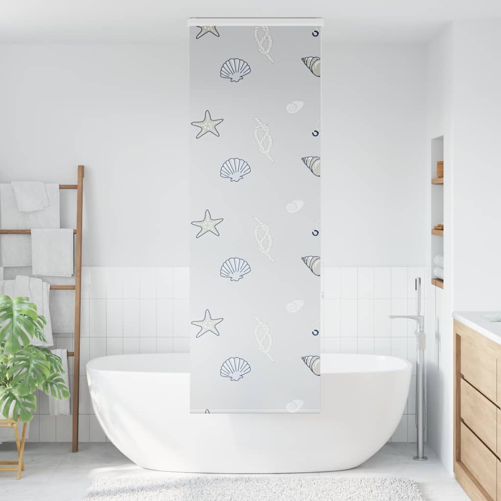 Store enrouleur de douche Vidaxx avec cassette 70x240 cm, largeur du tissu 66 cm