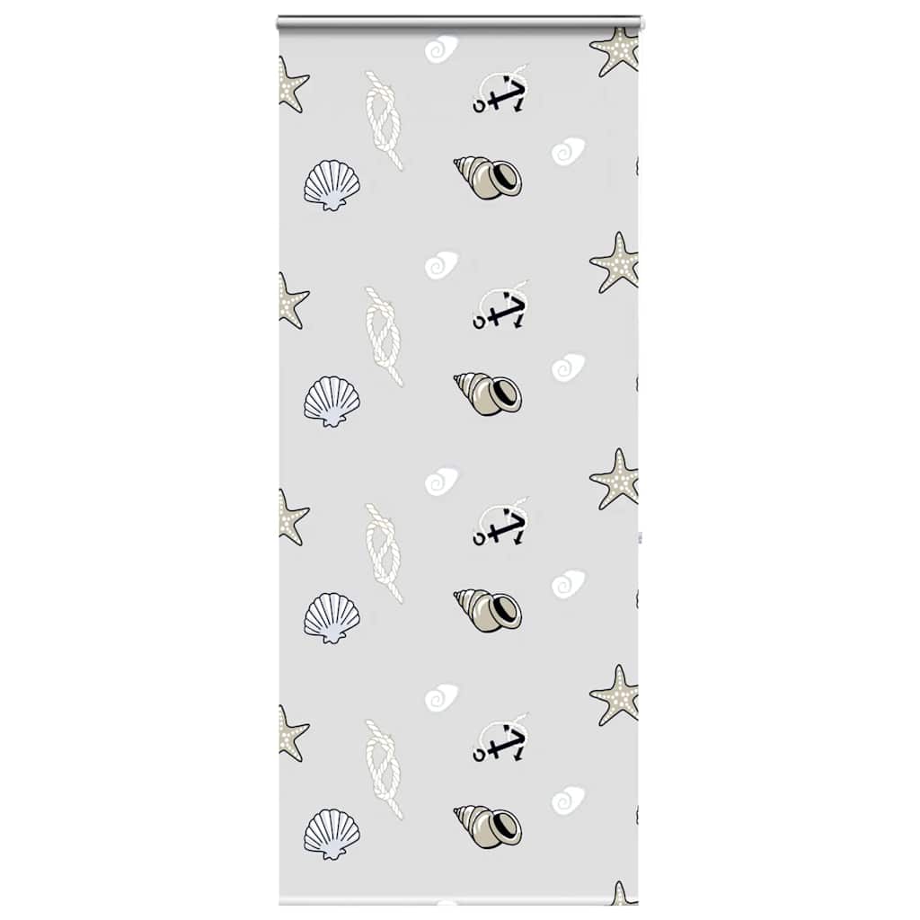 Store enrouleur de douche Vidaxx avec cassette 90x240 cm, largeur du tissu 86 cm