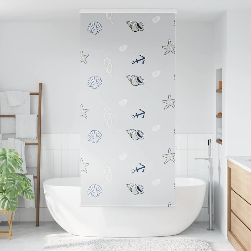Store enrouleur de douche Vidaxx avec cassette 100x240 cm, largeur du tissu 96 cm