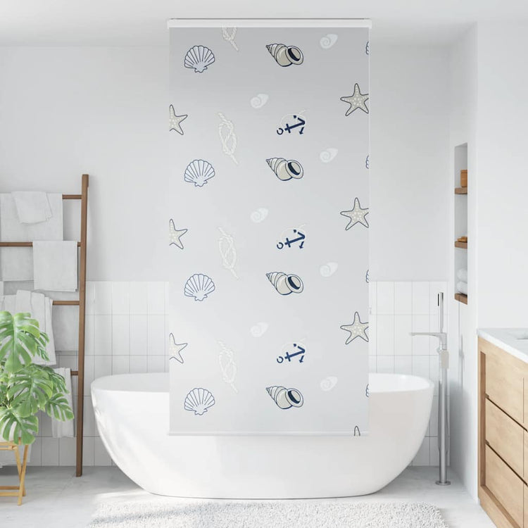 Store enrouleur de douche Vidaxx avec cassette 100x240 cm, largeur du tissu 96 cm