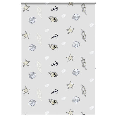 Store enrouleur de douche Vidaxx avec cassette 150x240 cm, largeur du tissu 146 cm