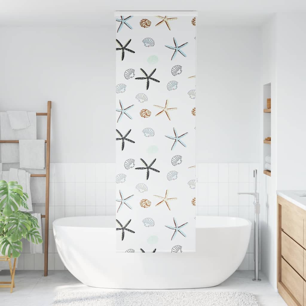Store enrouleur de douche Vidaxx avec cassette 60x240 cm, largeur du tissu 56 cm
