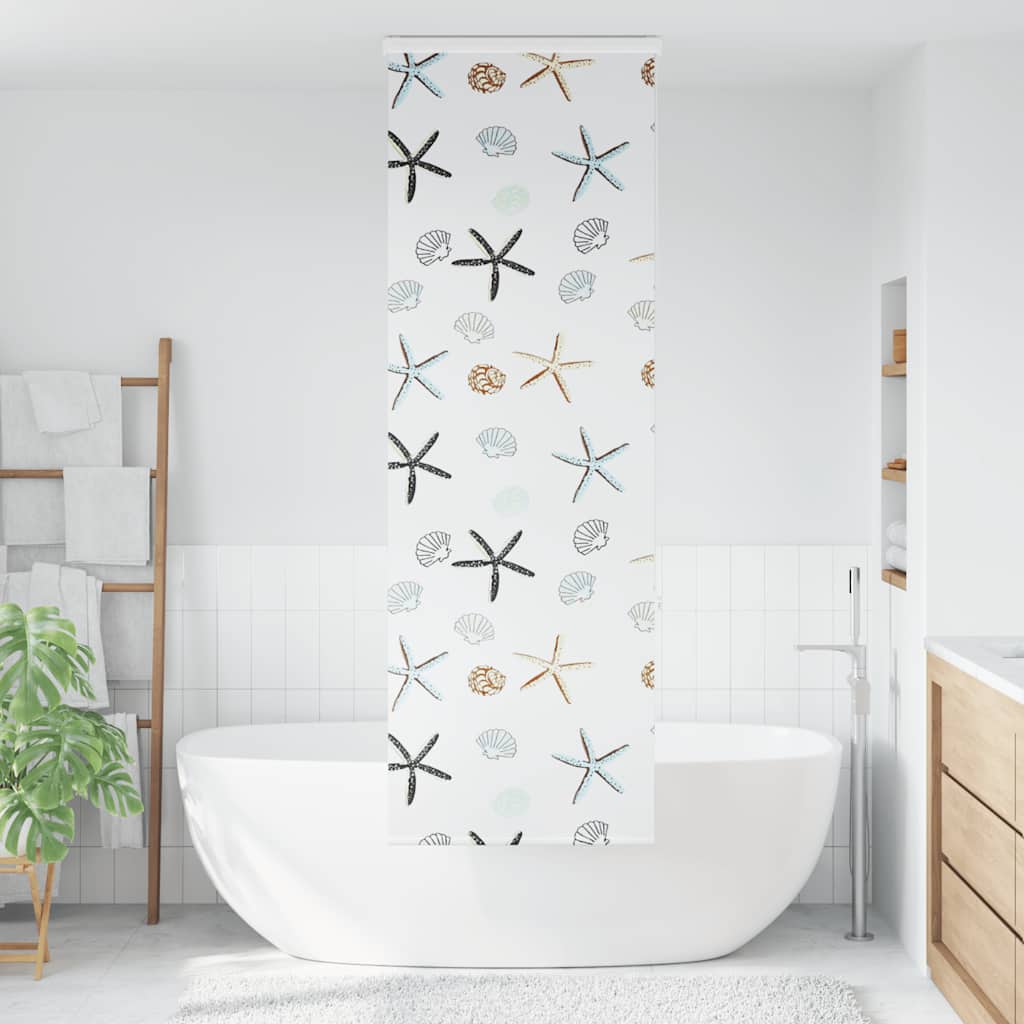 Store enrouleur de douche Vidaxx avec cassette 70x240 cm, largeur du tissu 66 cm