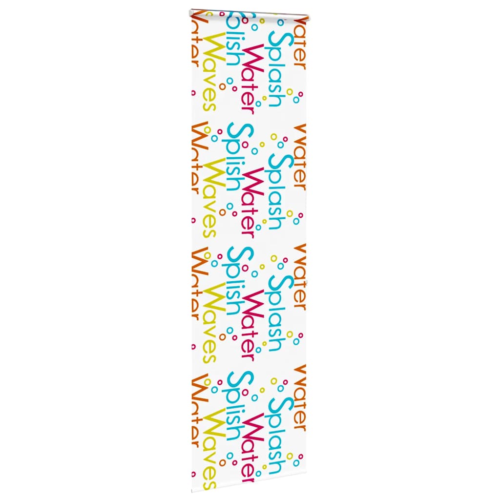 Store enrouleur de douche Vidaxx avec cassette 60x240 cm, largeur du tissu 56 cm