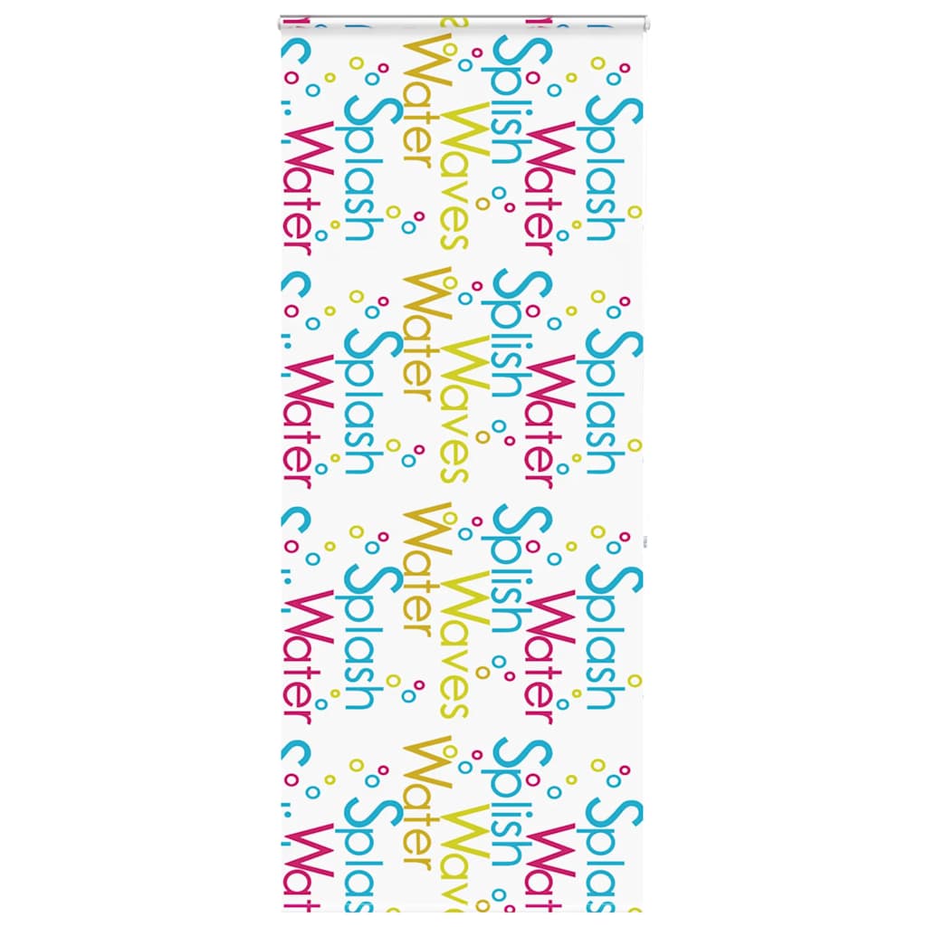 Store enrouleur de douche Vidaxx avec cassette 100x240 cm, largeur du tissu 96 cm