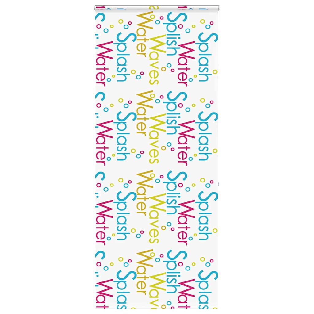 Store enrouleur de douche Vidaxx avec cassette 110x240 cm, largeur du tissu 106 cm