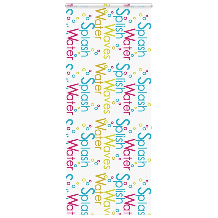 Store enrouleur de douche Vidaxx avec cassette 110x240 cm, largeur du tissu 106 cm