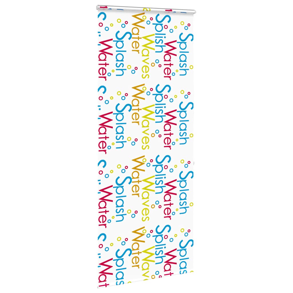 Store enrouleur de douche Vidaxx avec cassette 110x240 cm, largeur du tissu 106 cm