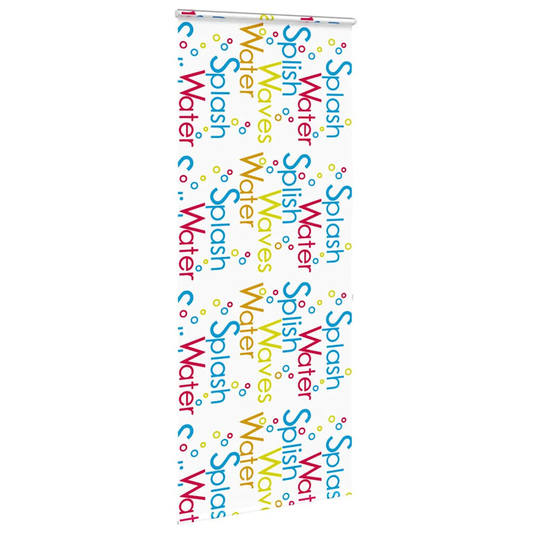 Store enrouleur de douche Vidaxx avec cassette 110x240 cm, largeur du tissu 106 cm