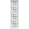 Store enrouleur de douche Vidaxx avec cassette 60x240 cm, largeur du tissu 56 cm