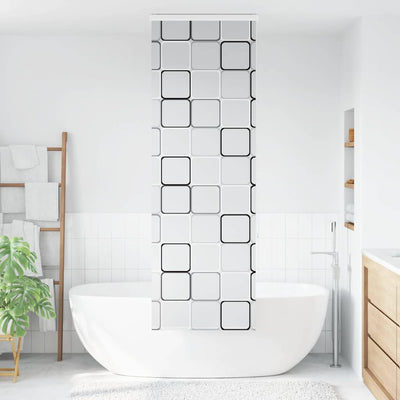 Store enrouleur de douche Vidaxx avec cassette 60x240 cm, largeur du tissu 56 cm