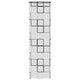 Store enrouleur de douche Vidaxx avec cassette 70x240 cm, largeur du tissu 66 cm
